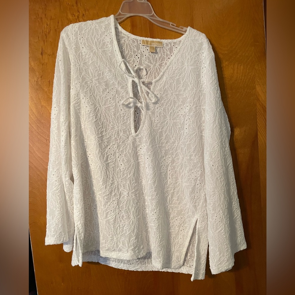 Michael Kors White Lace Blouse
